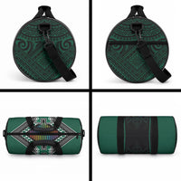 Hawaii Warriors Football Duffle Bag Rainbow Kakau Pattern Black LT05 - Polynesian Pride