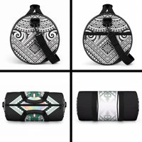 Hawaii Warriors Football Duffle Bag Rainbow Kakau Pattern White LT05 - Polynesian Pride