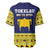 Tokelau Christmas Baseball Jersey Tokelauan Turtle Santa Sleigh