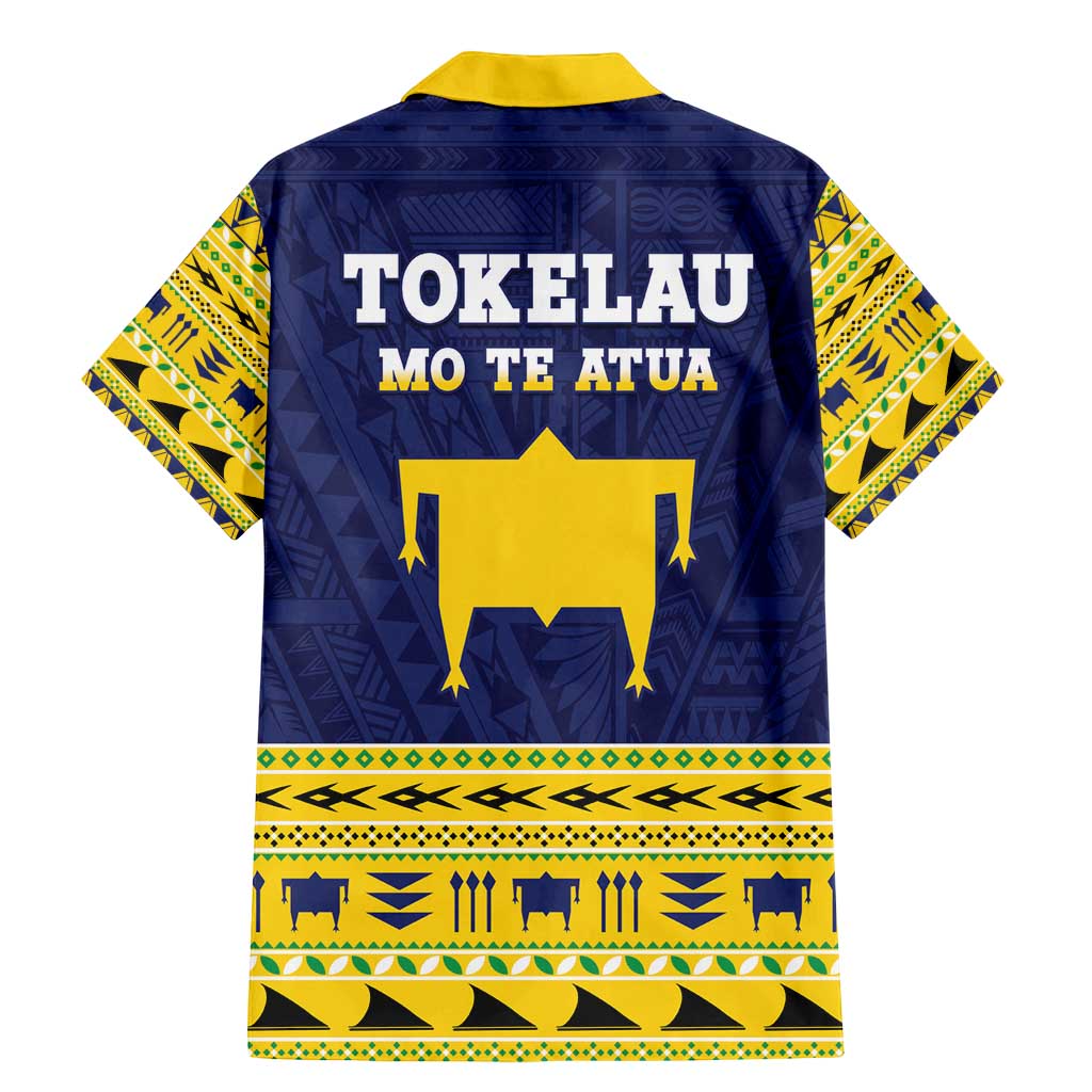Tokelau Christmas Family Matching Mermaid Dress and Hawaiian Shirt Tokelauan Turtle Santa Sleigh