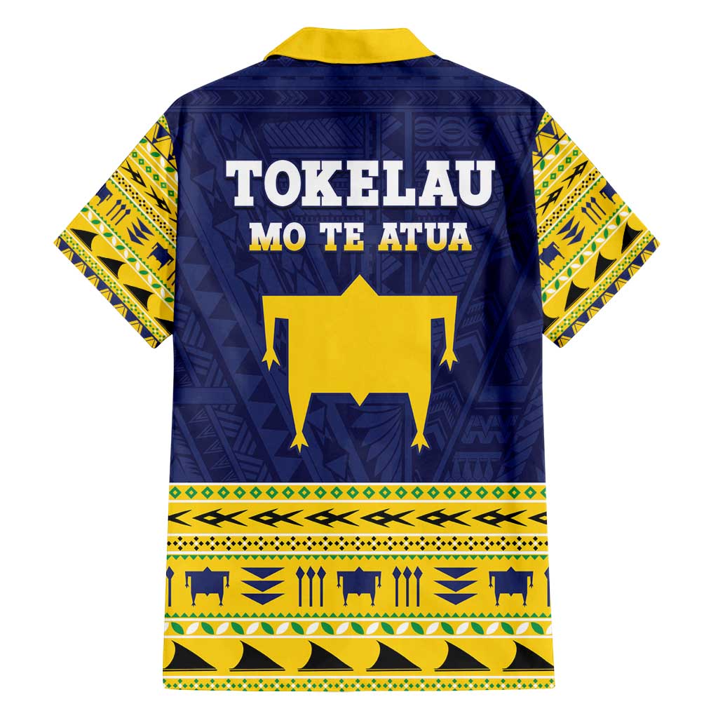 Tokelau Christmas Family Matching Off Shoulder Maxi Dress and Hawaiian Shirt Tokelauan Turtle Santa Sleigh LT05 - Polynesian Pride