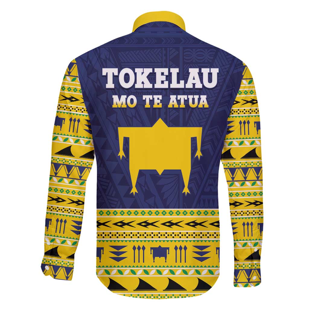 Tokelau Christmas Family Matching Off Shoulder Maxi Dress and Hawaiian Shirt Tokelauan Turtle Santa Sleigh LT05 - Polynesian Pride