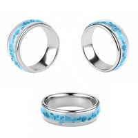 Hawaiian Quilt Classic Ring Vintage Pattern Blue LT05 - Polynesian Pride