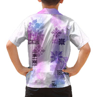 Hawaiian Quilt Family Matching Puletasi Dress and Hawaiian Shirt Vintage Pattern Galaxy LT05 - Polynesian Pride