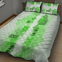 Hawaiian Quilt Quilt Bed Set Vintage Pattern Green LT05 - Polynesian Pride