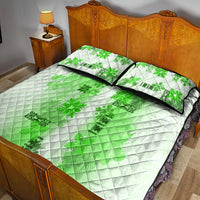 Hawaiian Quilt Quilt Bed Set Vintage Pattern Green LT05 - Polynesian Pride