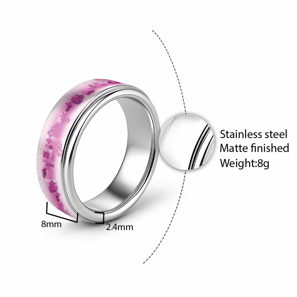 Hawaiian Quilt Classic Ring Vintage Pattern Pink LT05 - Polynesian Pride