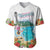 Aloha Hawaii Waikiki Beach Landscape Baseball Jersey