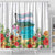 Aloha Hawaii Waikiki Beach Landscape Shower Curtain