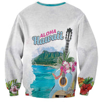 Aloha Hawaii Waikiki Beach Landscape Sweatshirt