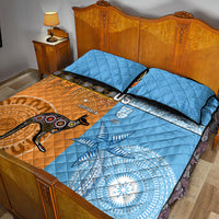Custom Fiji Tapa And Australia Aboriginal Together Quilt Bed Set LT05 - Polynesian Pride