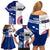 Custom Samoa And USA Together Family Matching Off Shoulder Short Dress and Hawaiian Shirt LT05 - Polynesian Pride