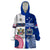 Custom Samoa And USA Together Wearable Blanket Hoodie LT05 One Size Blue - Polynesian Pride