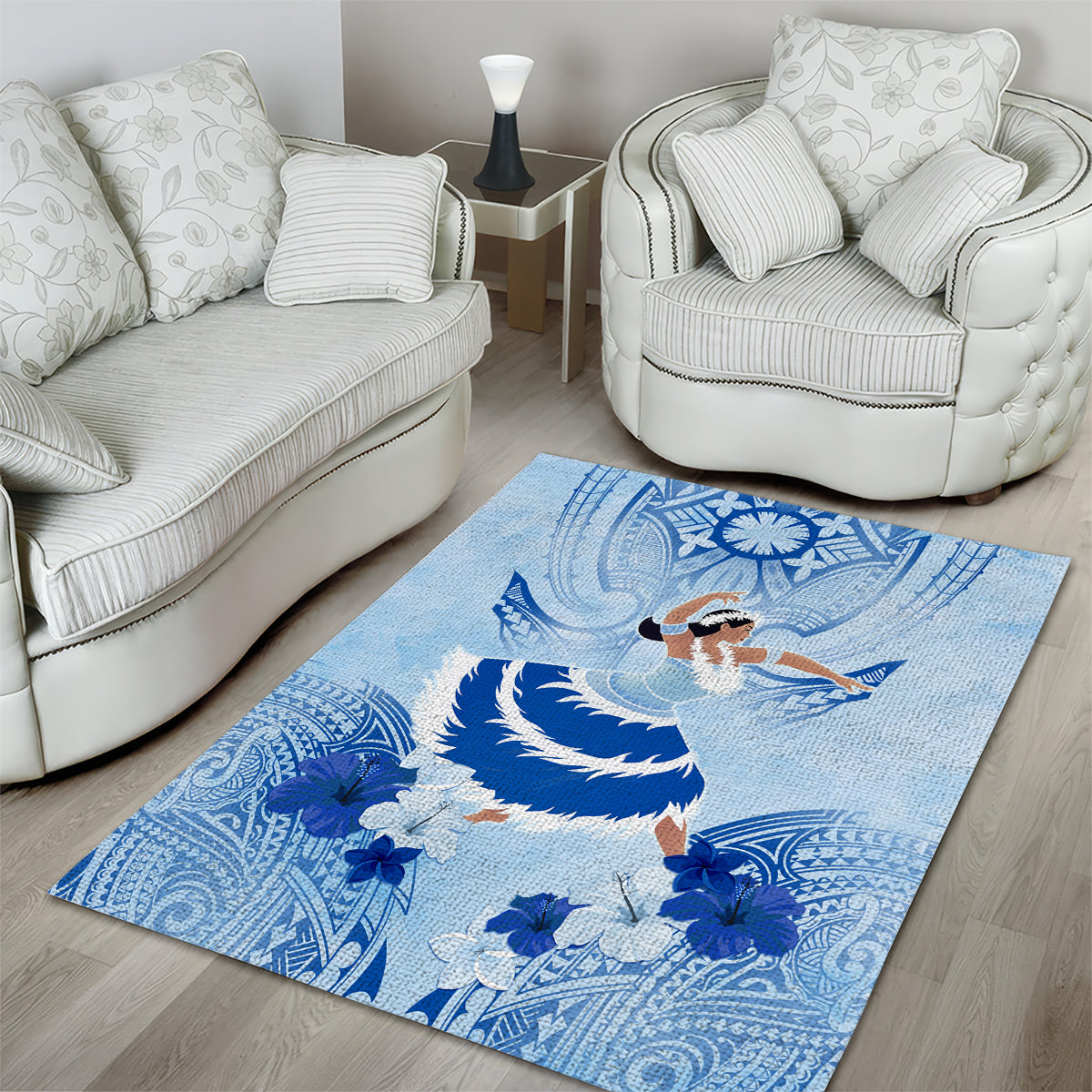 Cook Islands Women's Day Area Rug With Polynesian Pattern LT05 - Polynesian Pride