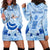 Cook Islands Women's Day Hoodie Dress With Polynesian Pattern LT05 - Polynesian Pride