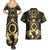 Niue Women's Day Couples Matching Summer Maxi Dress and Hawaiian Shirt With Polynesian Pattern LT05 - Polynesian Pride