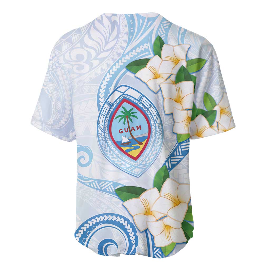 Guam Chamorro Baseball Jersey Guasali Flowers Curves Style
