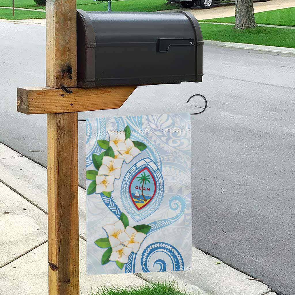 Guam Chamorro Garden Flag Guasali Flowers Curves Style