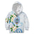 Guam Chamorro Kid Hoodie Guasali Flowers Curves Style