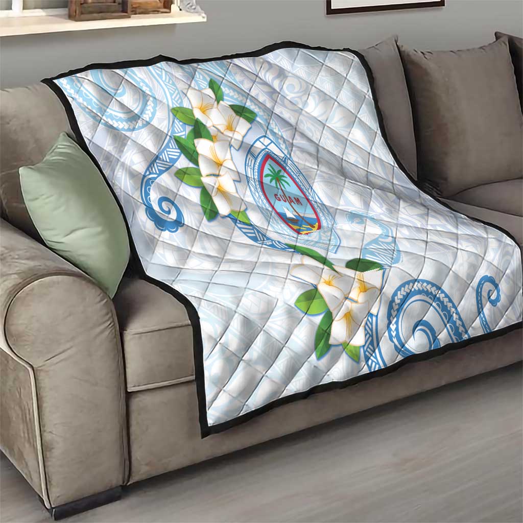 Guam Chamorro Quilt Guasali Flowers Curves Style