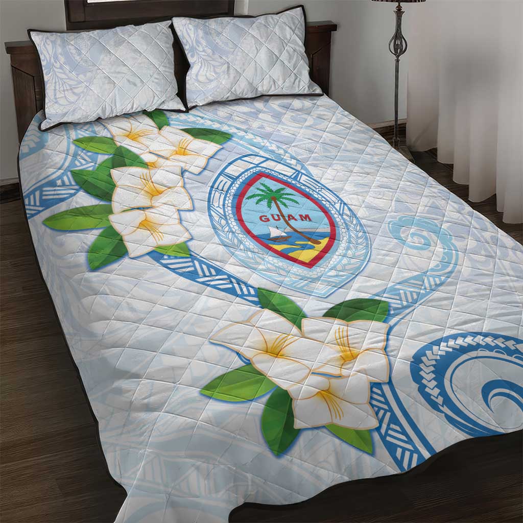 Guam Chamorro Quilt Bed Set Guasali Flowers Curves Style