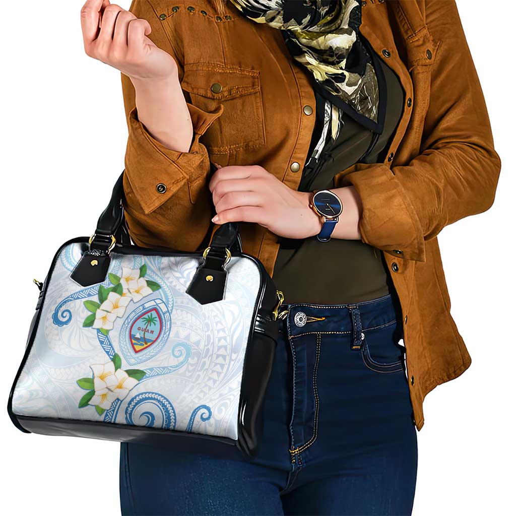 Guam Chamorro Shoulder Handbag Guasali Flowers Curves Style