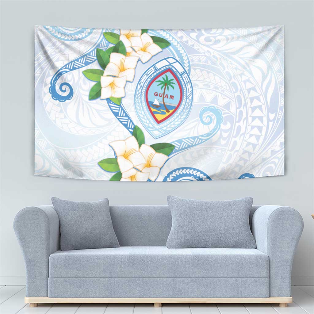 Guam Chamorro Tapestry Guasali Flowers Curves Style