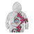 Guam Chamorro Kid Hoodie Curves Polynesian Tattoo Mix Bougainvillea