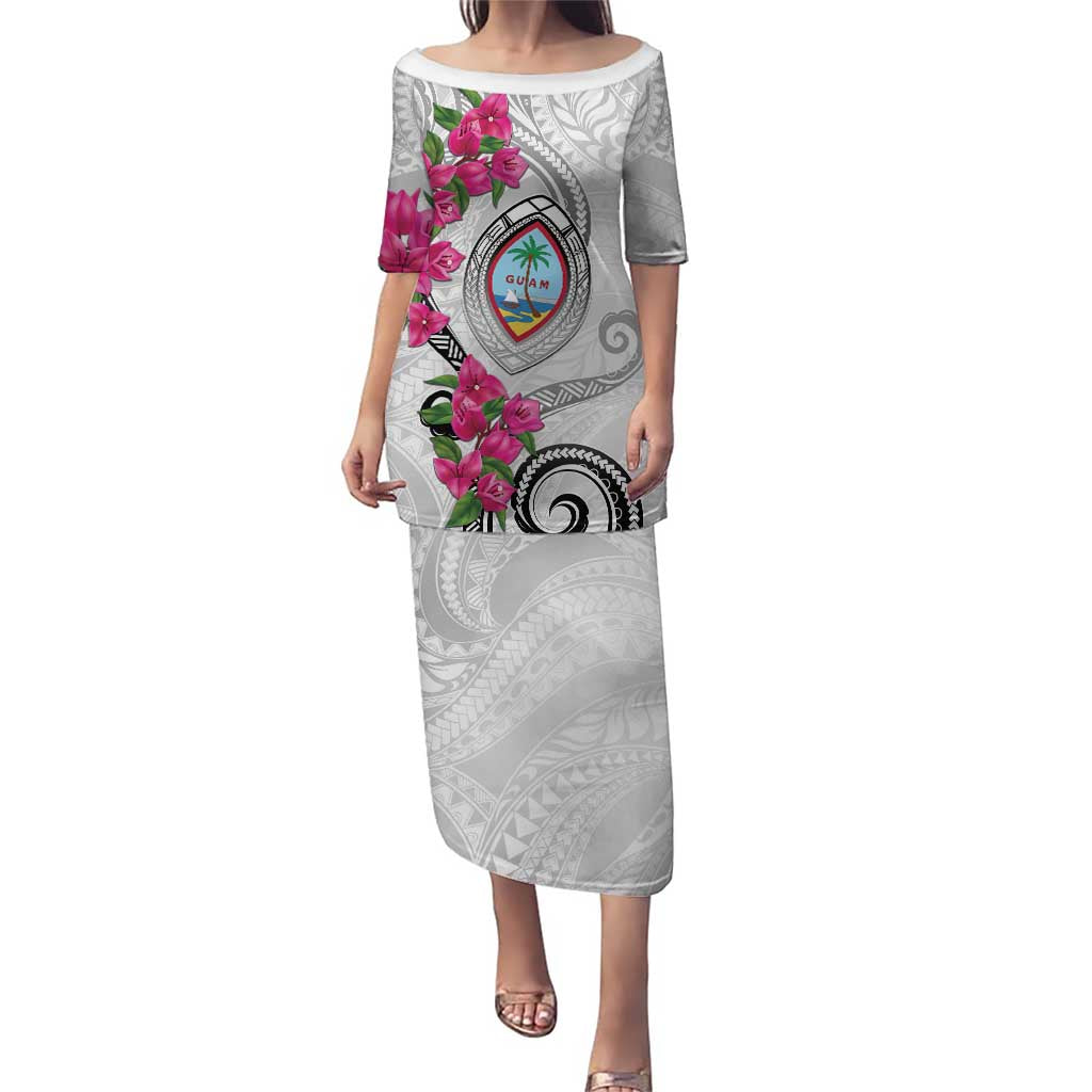 Guam Chamorro Puletasi Curves Polynesian Tattoo Mix Bougainvillea