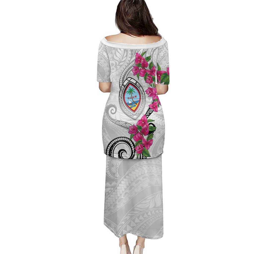 Guam Chamorro Puletasi Curves Polynesian Tattoo Mix Bougainvillea