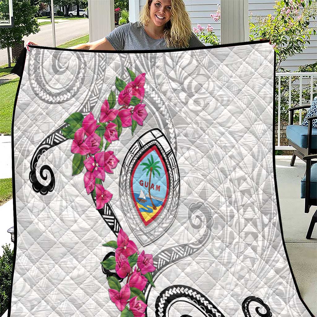 Guam Chamorro Quilt Curves Polynesian Tattoo Mix Bougainvillea