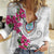 Guam Chamorro Women Casual Shirt Curves Polynesian Tattoo Mix Bougainvillea
