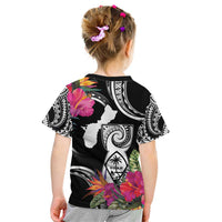 Hafa Adai Guam Kid T Shirt Polynesian Tattoo Tropical Flowers