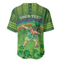Personalised Hawaii Saint Patrick's Day Baseball Jersey Let's Get Fit Shaced LT05 - Polynesian Pride