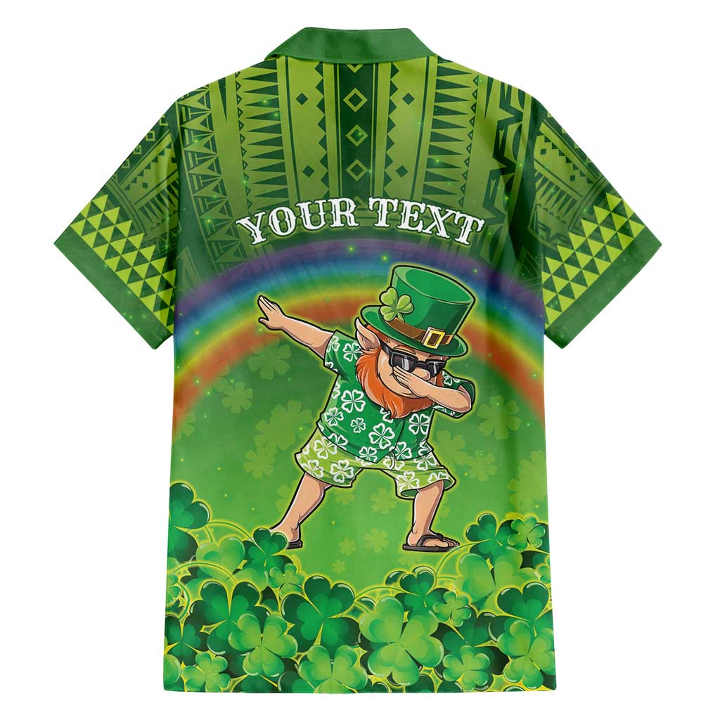 Personalised Hawaii Saint Patrick's Day Family Matching Puletasi and Hawaiian Shirt Let's Get Fit Shaced LT05 - Polynesian Pride