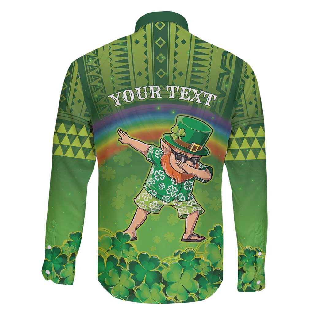 Personalised Hawaii Saint Patrick's Day Family Matching Puletasi and Hawaiian Shirt Let's Get Fit Shaced LT05 - Polynesian Pride