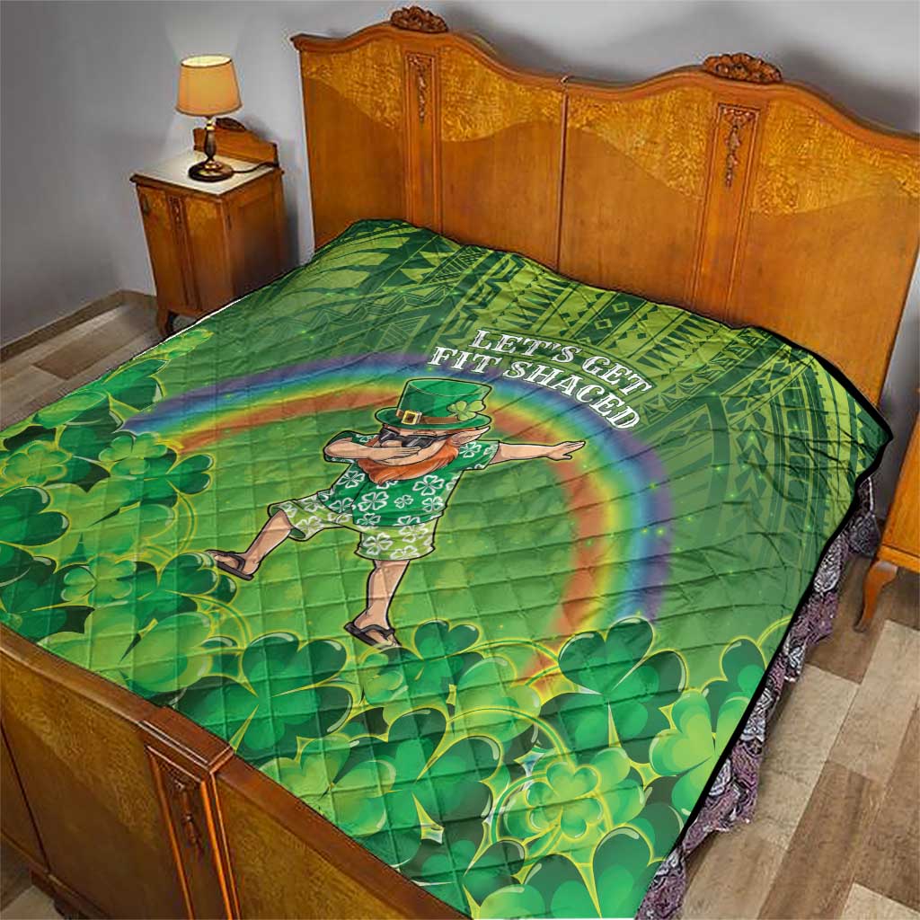 Hawaii Saint Patrick's Day Quilt Let's Get Fit Shaced