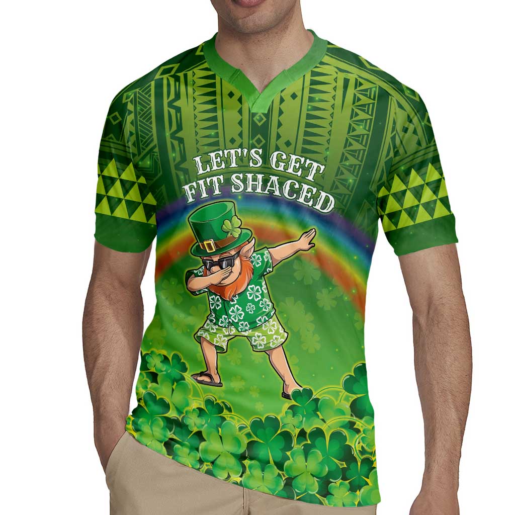 Personalised Hawaii Saint Patrick's Day Rugby Jersey Let's Get Fit Shaced LT05 - Polynesian Pride