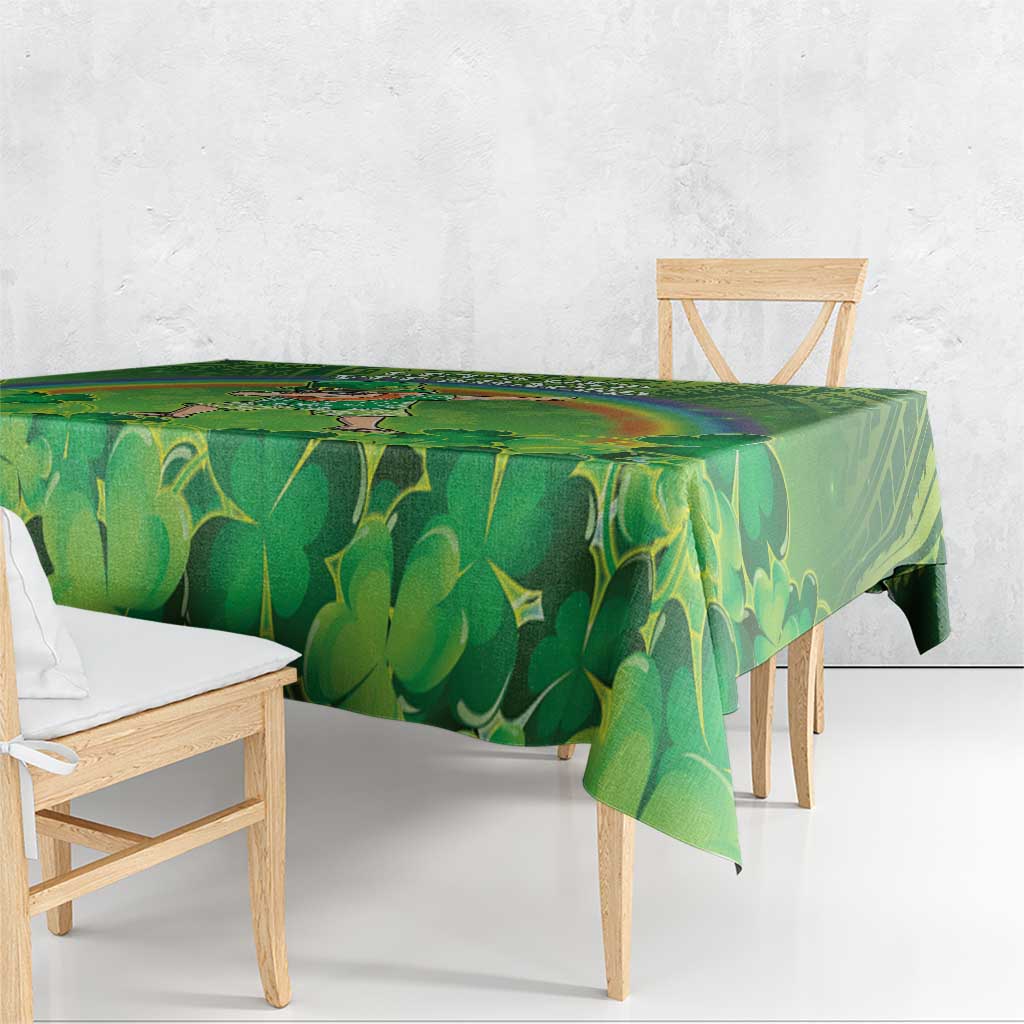 Hawaii Saint Patrick's Day Tablecloth Let's Get Fit Shaced LT05 - Polynesian Pride