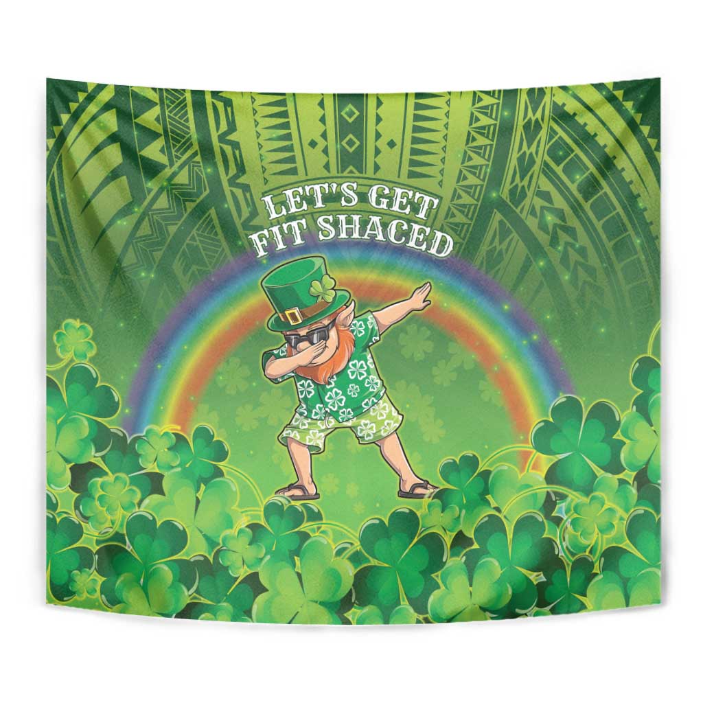 Hawaii Saint Patrick's Day Tapestry Let's Get Fit Shaced