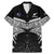 Custom New Zealand Cricket Family Matching Mermaid Dress and Hawaiian Shirt Go Champions World Cup 2024 With Maori Pattern