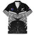 Custom New Zealand Cricket Family Matching Short Sleeve Bodycon Dress and Hawaiian Shirt Go Champions World Cup 2024 With Maori Pattern