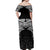 Custom New Zealand Cricket Off Shoulder Maxi Dress Go Champions World Cup 2024 With Maori Pattern