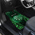 Personalised New Zealand Darts Car Mats Green Dart Board Maori Pattern