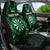 Personalised New Zealand Darts Car Seat Cover Green Dart Board Maori Pattern