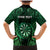 Personalised New Zealand Darts Family Matching Mermaid Dress and Hawaiian Shirt Green Dart Board Maori Pattern