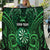 Personalised New Zealand Darts Quilt Green Dart Board Maori Pattern