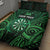 Personalised New Zealand Darts Quilt Bed Set Green Dart Board Maori Pattern