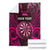 Personalised New Zealand Darts Blanket Pink Dart Board Maori Pattern