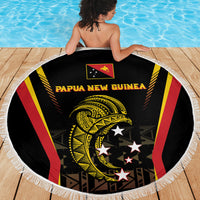 Papua New Guinea Cricket Beach Blanket 2024 World Cup LT05 - Polynesian Pride